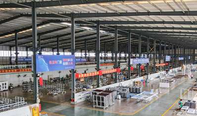 Aluminum windows factory