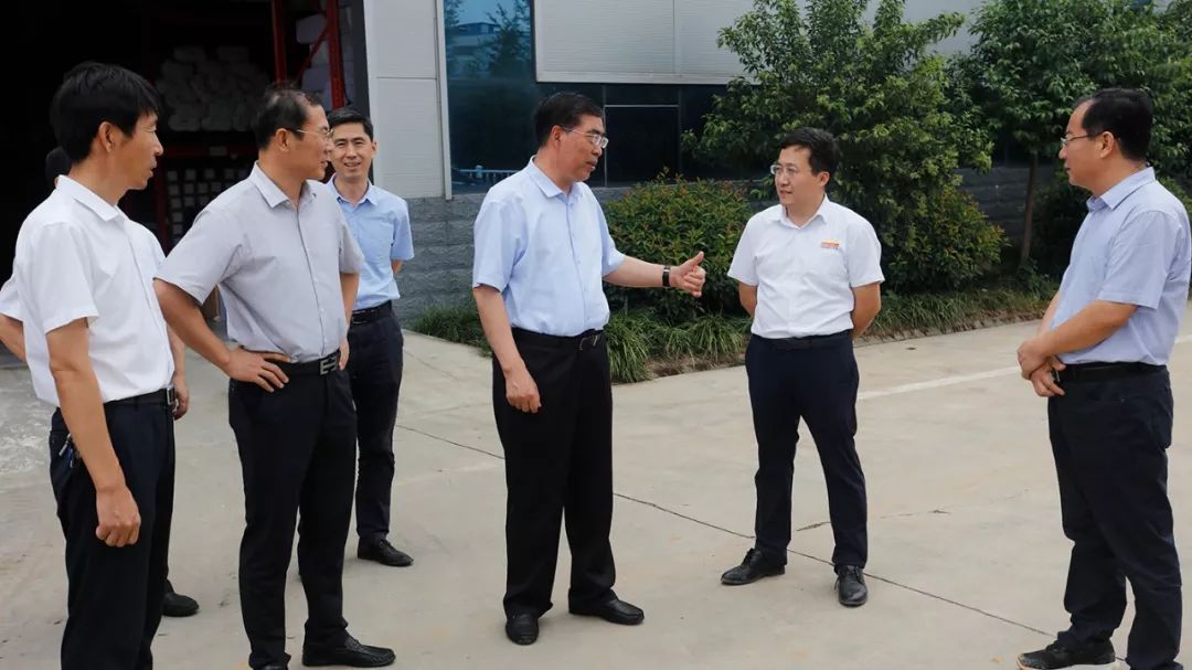 王树华市长来我公司调研灾后重建工作